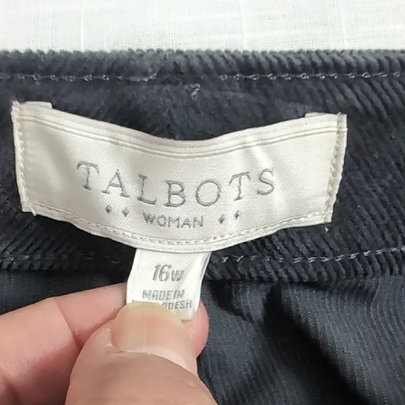 Talbots Gray Mini A-Line Skirt, nwt, women 's 16W - Picture 2 of 9